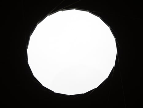 Camera shutter detail while opening photo
