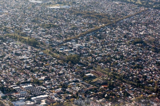 buenos aires aerial view cityscape photo