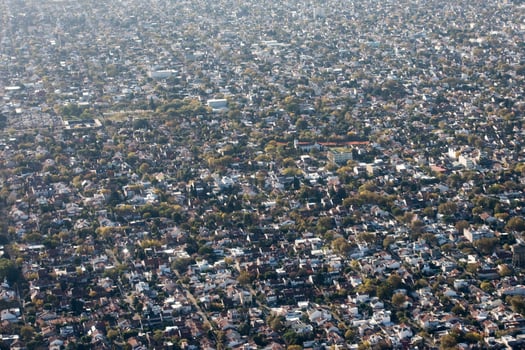 buenos aires aerial view cityscape photo
