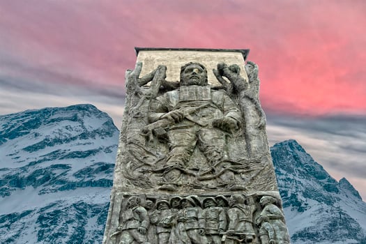 partisan second world war monument photo