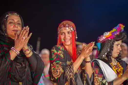 MARRAKESH, MAROC - JUNE 23, 2012 - Festival of african culture photo