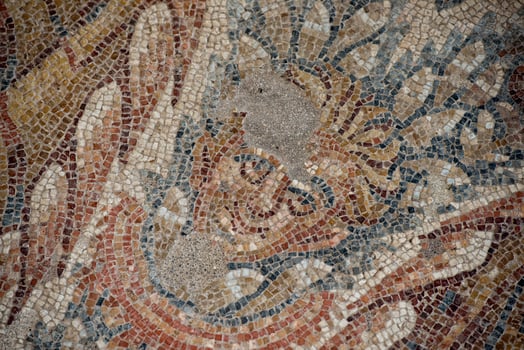 roman floor mosaic photo