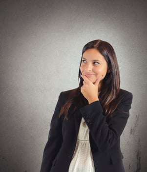 Businesswoman invents lie photo