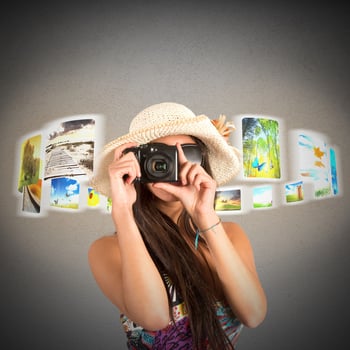 Pictures of landscapes visited photo