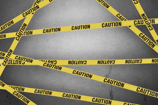 Strips of caution photo