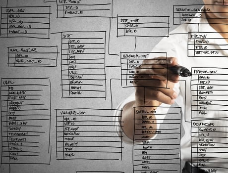 New database creation concept photo
