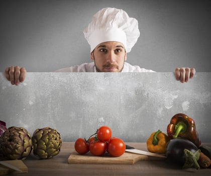 Healthy food billboard photo