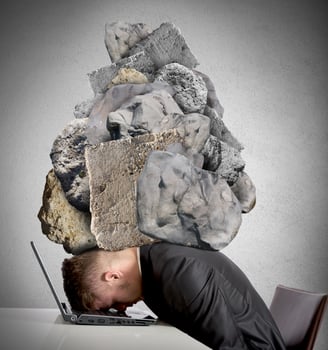 Stress at work photo
