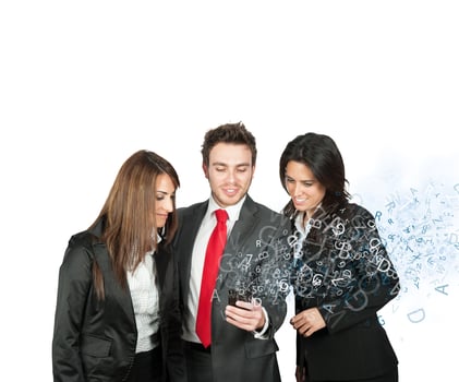 Social network concept photo