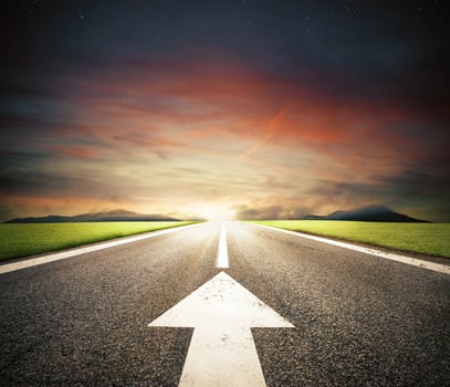 Follow the road to success photo
