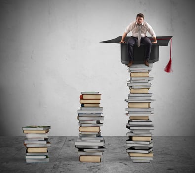 Climb to the degree and the job photo