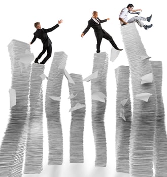 Business instability concept photo