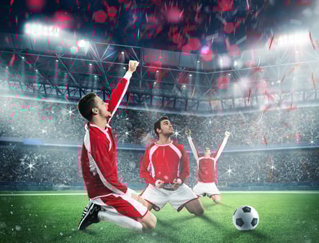 Win a football game photo