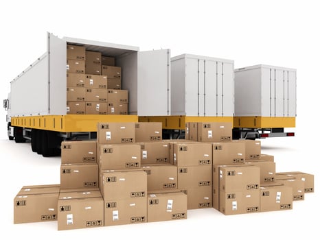 Shipping with truck photo