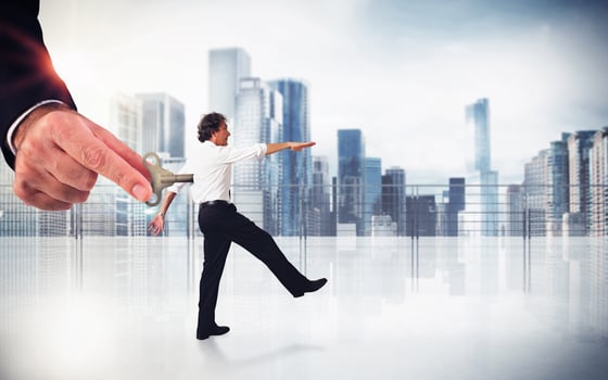Handling employee concept photo