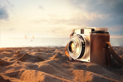 Photographs on holiday photo