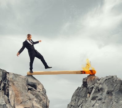 Instability and Fear of obstacles to overcome photo