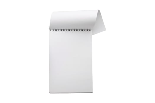 3323 Notebook isolated on a transparent background photo