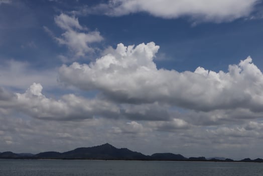 View of the sea and Koh Kradan Island in the Trang Sea Tourist attractions of Trang Province photo