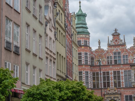 the city of gdansk in poland photo