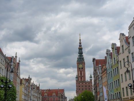 the city of gdansk in poland photo