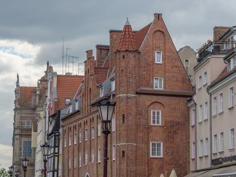 the city of gdansk in poland photo