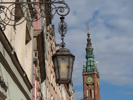 the city of gdansk in poland photo