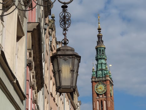 the city of gdansk in poland photo