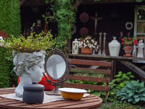 summer time in the garden photo