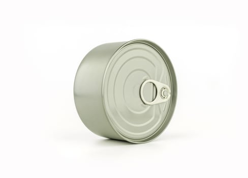 tin can for food container photo