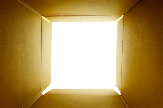 open empty carton box photo