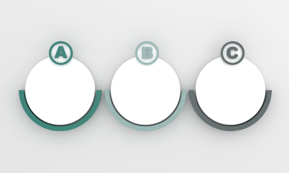 infographic template with icons and 3 options or steps. Business circle template with for process diagram, presentations, workflow layout, photo