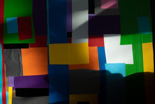 Abstract color painting. Colored paper background. Bright artistic texture. photo