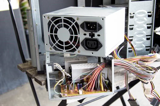 Power Supply of computers that are old photo