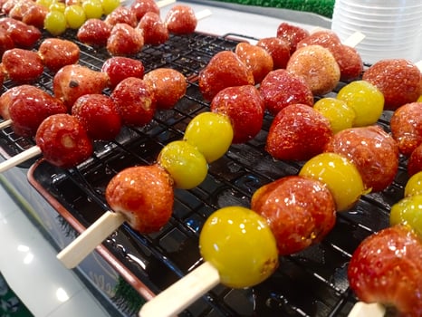 Chinese Traditional street food - Tanghulu photo