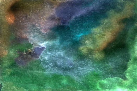 Green hand-drawn watercolor background photo