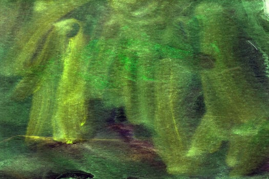 Green hand-drawn watercolor background photo