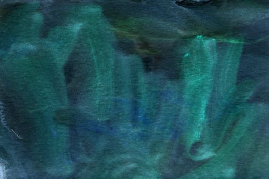 Gradient emerald hand-drawn watercolor background photo
