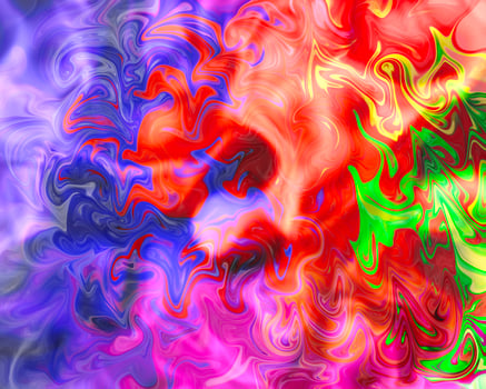 Aesthetic art of holographic foil in pastel pink, purple, yellow and blue colours. Abstract.water reflection. photo
