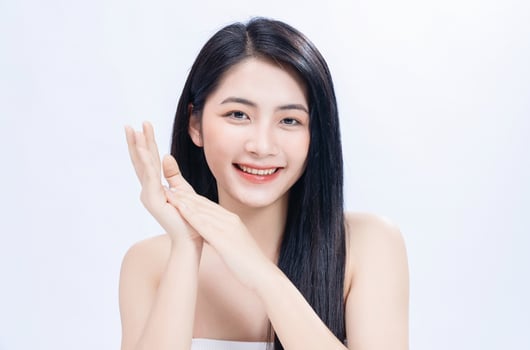 Beauty image of young Asian woman photo