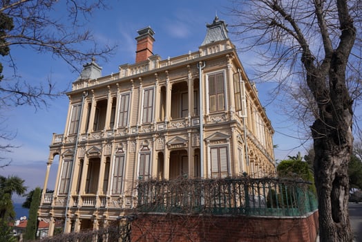 Old building in Buyuk Ada, Istanbul, Turkiye photo