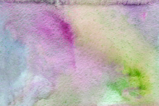 Green pink -yellow watercolor background texture photo