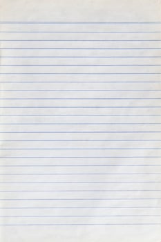 Blank lined paper background and texture with space. photo