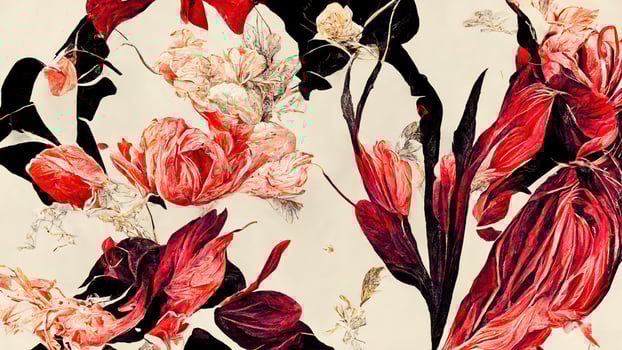 abstract flowers. Abstract illustration art photo