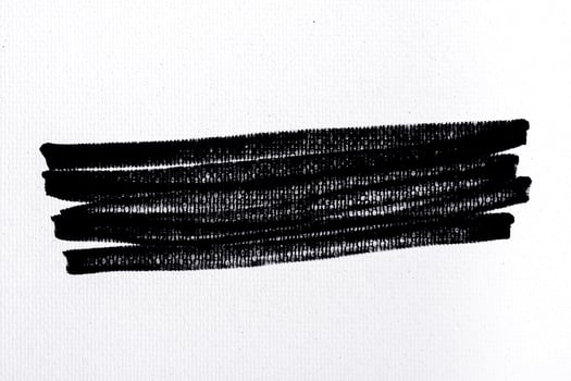 black ink shape on watercolor paper texture background photo