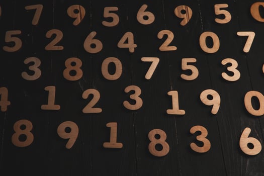 Numbers texture abstraction. Global economy crisis concept. Finance data or education concept. photo