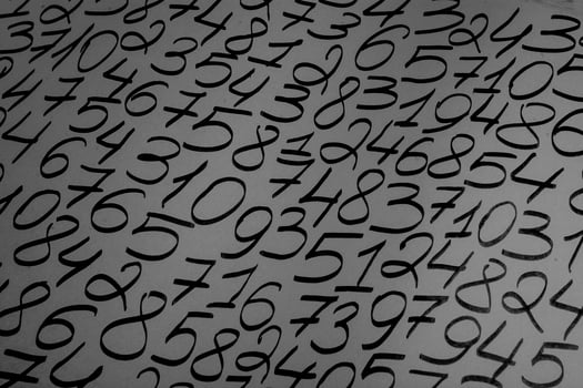 Numbers texture abstraction. Global economy crisis concept. Finance data or education concept. photo