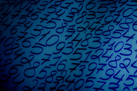 Numbers texture abstraction. Global economy crisis concept. Finance data or education concept. photo