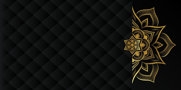 Luxury mandala background with golden arabesque pattern arabic islamic east style.decorative mandala for print, poster, cover, brochure, flyer, banner. photo