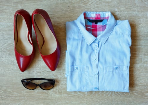 Essentials fashion woman objects photo